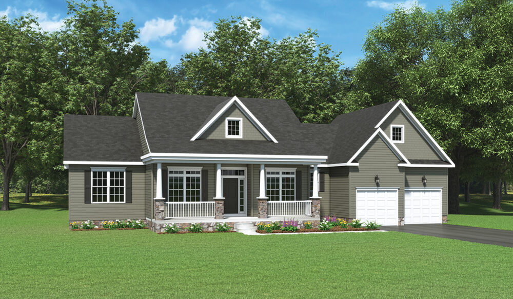 The Kaden Standard One Story Rancher Style Home Proudly Built By J.A. Myers Homes