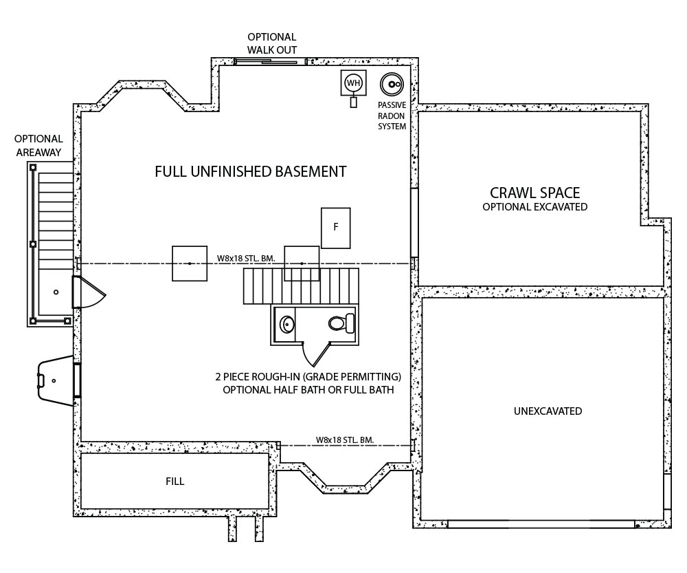 Monterey Model Floorplans by J.A. Myers Homes in Hanover, PA