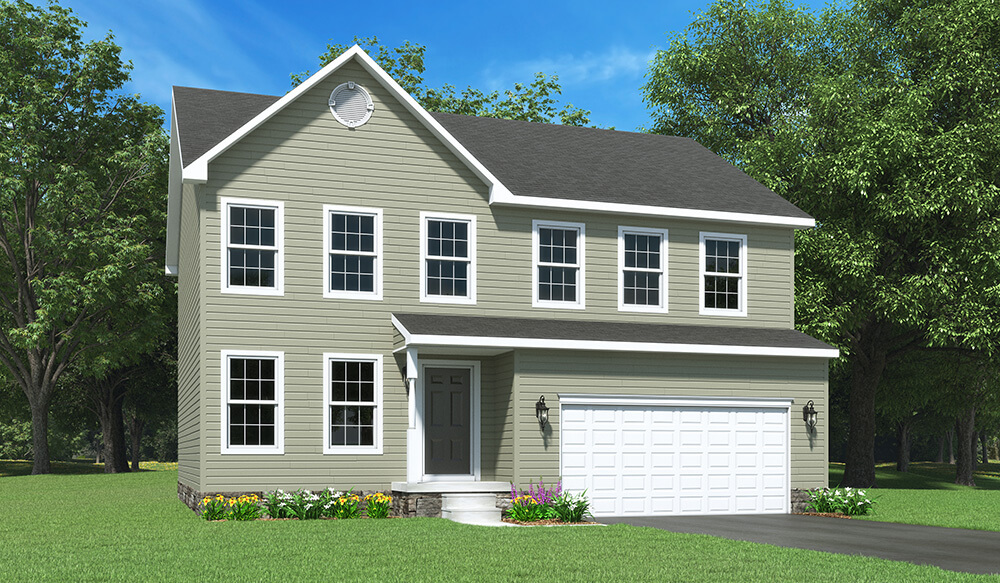 The Belfare Standard Two Story Home Built By J.A. Myers Homes
